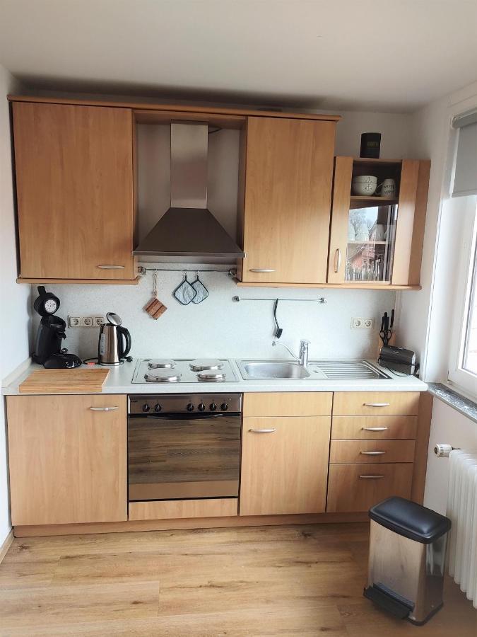 Ferienwohnung Alte Schule Ruhwarden Bagian luar foto